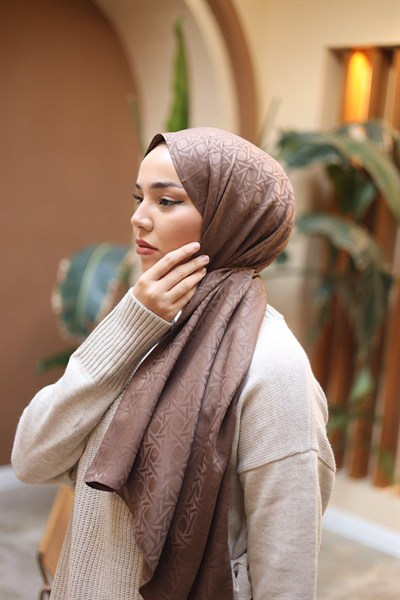 Silk Home Deluxe Şal - 40003  Sütlü Kahve