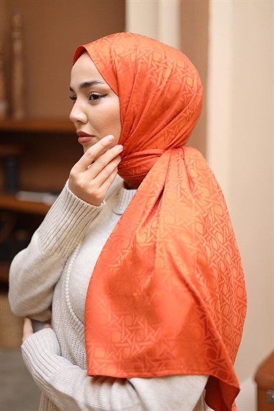 Silk Home Deluxe Şal - 40003  Turuncu