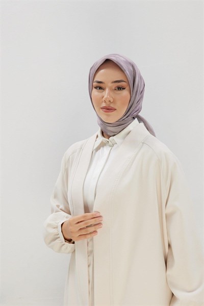 Silk Home Desenli Shiny Eşarp - 8647 - Gülkurusu
