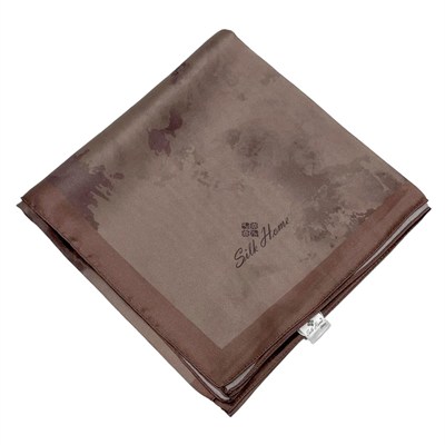 Silk Home Desenli Shiny Eşarp - 8647 - Mocha