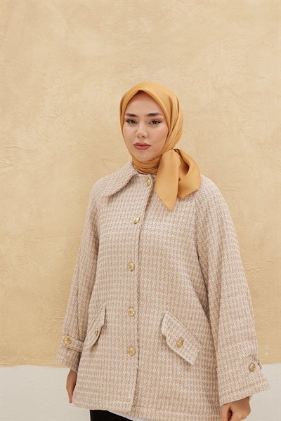 Silk Home Düz Shiny Eşarp - Gold