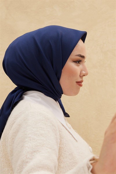 Silk Home Düz Shiny Eşarp - Lacivert