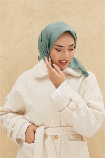 Silk Home Düz Shiny Eşarp - Mint