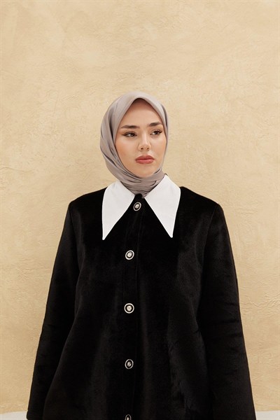 Silk Home Düz Shiny Eşarp - Orta Gri