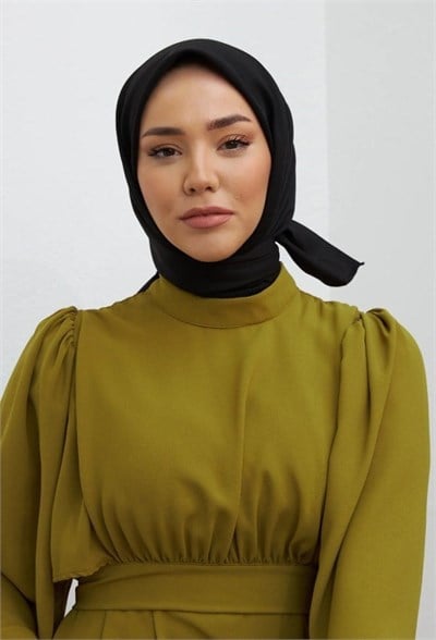 Silk Home Düz Twill Eşarp - Siyah