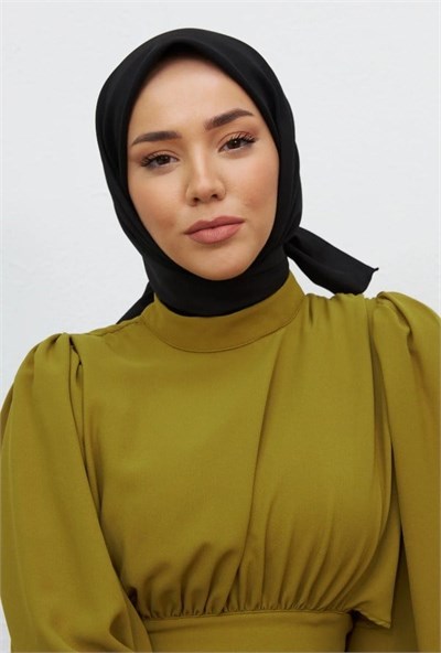 Silk Home Düz Twill Eşarp - Siyah