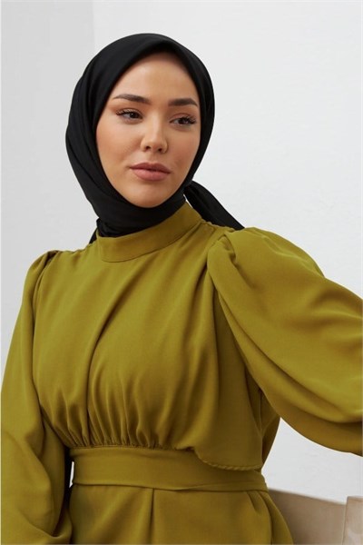Silk Home Düz Twill Eşarp - Siyah