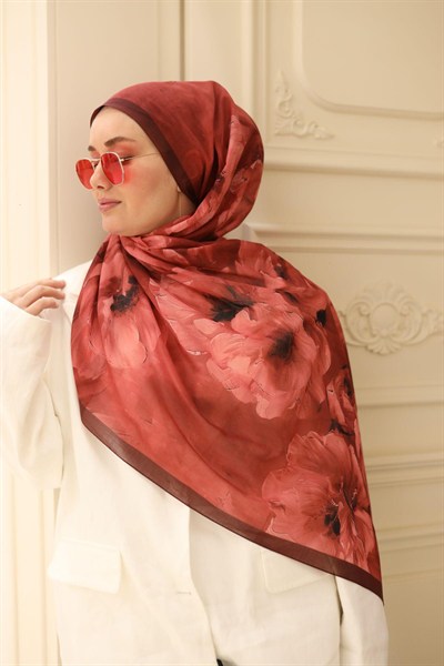 Silk Home Nariya Şal - 90006 - Bordo