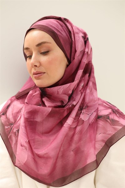 Silk Home Nariya Şal - 90006 - Mürdüm