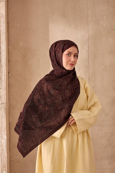 Silk Home Nariya Şal - 90009 - Bordo