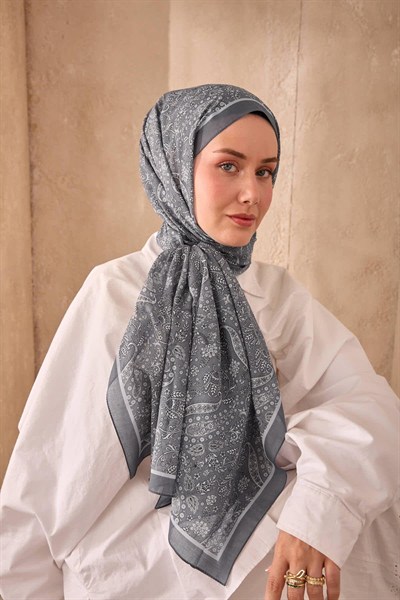 Silk Home Nariya Şal - 90009 - Gri