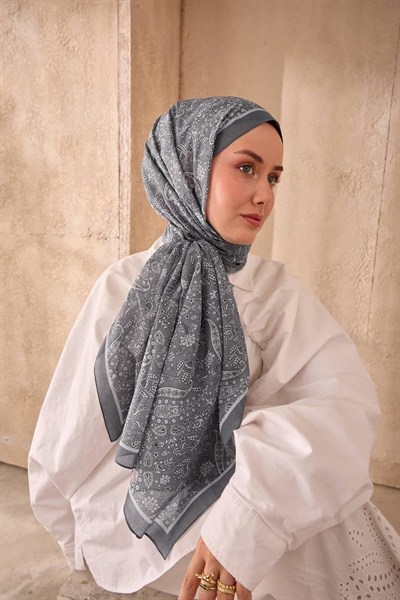 Silk Home Nariya Şal - 90009 - Gri