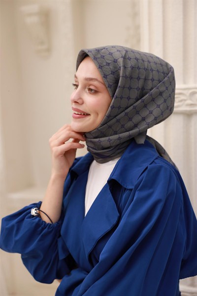 Silk Home Olinda Eşarp - 48004 - Füme Mor