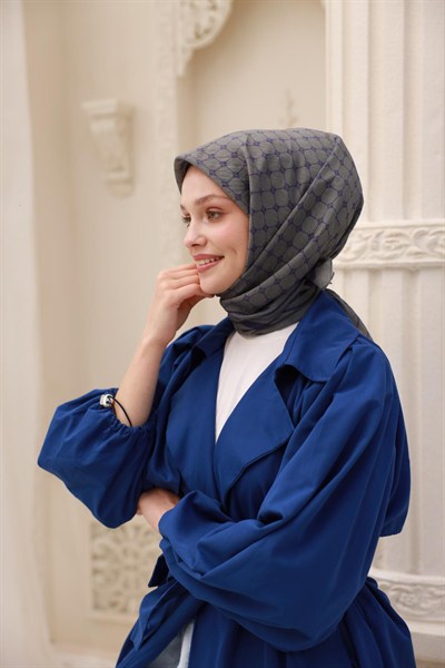 Silk Home Olinda Eşarp - 48004 - Füme Mor