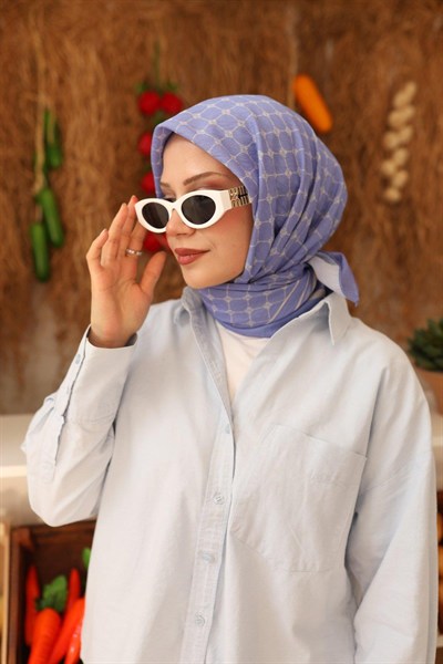 Silk Home Olinda Eşarp - 48004 - Lila Gri