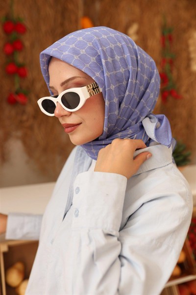 Silk Home Olinda Eşarp - 48004 - Lila Gri