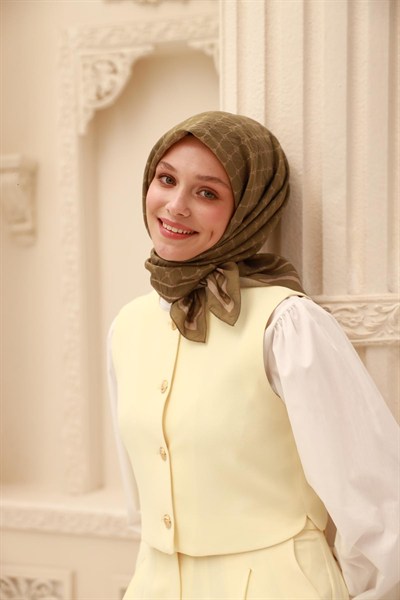 Silk Home Olinda Eşarp - 48004 - Yeşil Vizon