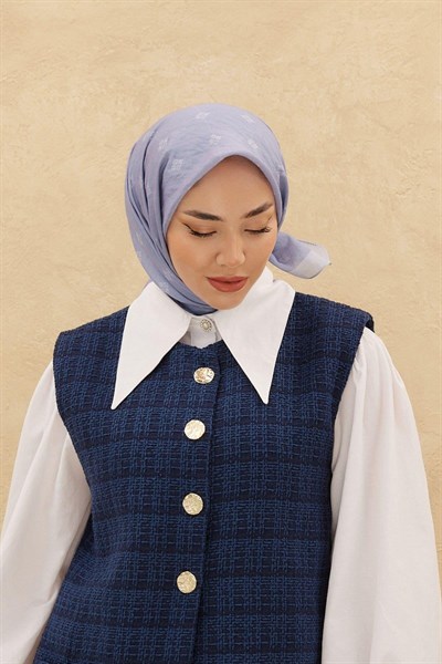 Silk Home Olinda Eşarp - Açık Mavi