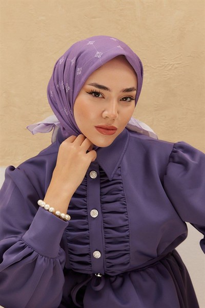 Silk Home Olinda Eşarp - Erguvan Lila