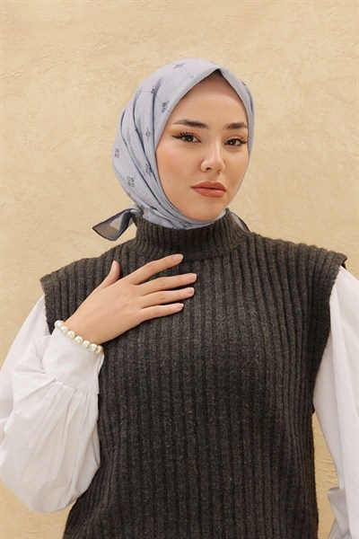 Silk Home Olinda Eşarp - Gri Füme