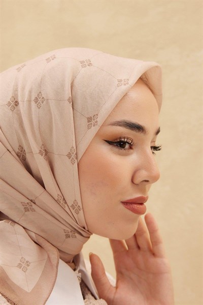 Silk Home Olinda Eşarp - Koyu Bej