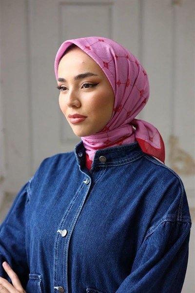 Silk Home Olinda Eşarp - Pembe Kırmızı