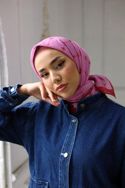 Silk Home Olinda Eşarp - Pembe Kırmızı