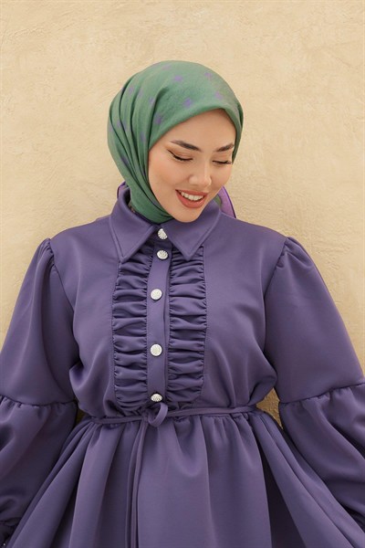 Silk Home Olinda Eşarp - Zümrüt Mor