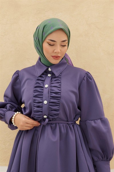 Silk Home Olinda Eşarp - Zümrüt Mor