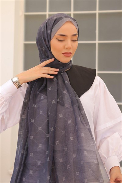 Silk Home Olinda Şal - 49003 - Antrasit