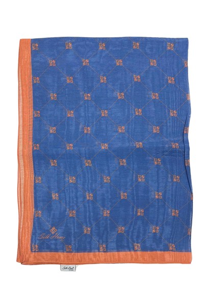Silk Home Olinda Şal - 49003 - Kot Mavi Kiremit