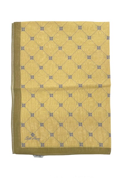 Silk Home Olinda Şal - 49003 - Sarı Yeşil Mavi
