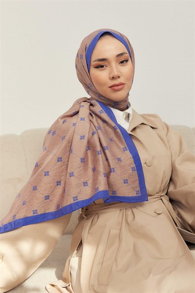 Silk Home Olinda Şal - 49003 - Vizon Mavi