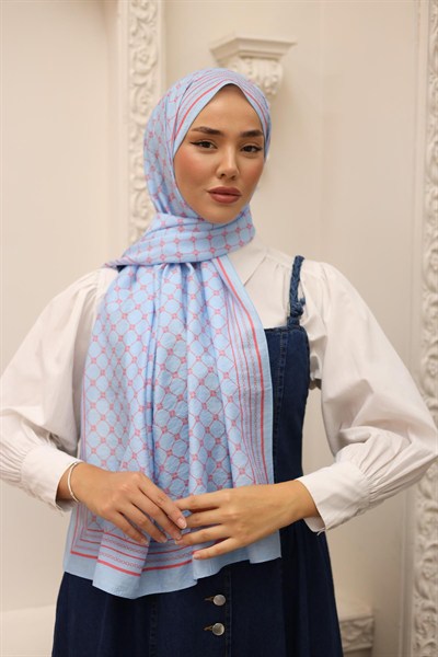 Silk Home Olinda Şal - 49005 - 08 Mavi Mercan