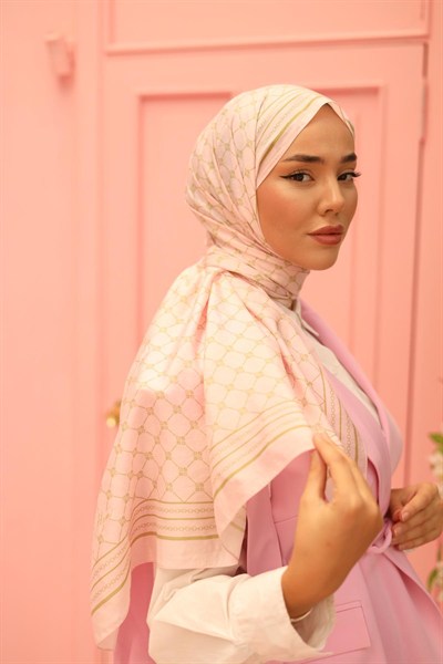 Silk Home Olinda Şal - 49005 - 26 Pembe Yeşil