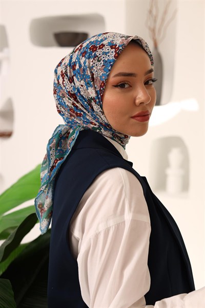 Silk Home Soft Eşarp - 1070 - Açık Mavi