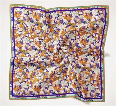 Silk Home Soft Eşarp - 1070 - Turuncu Saks