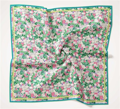 Silk Home Soft Eşarp - 1070 - Yeşil Pembe