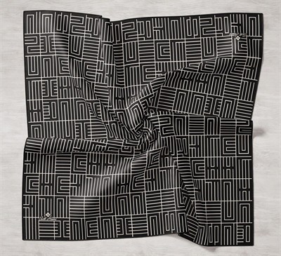 Silk Home Twill İpek Eşarp - 11390-01 Siyah