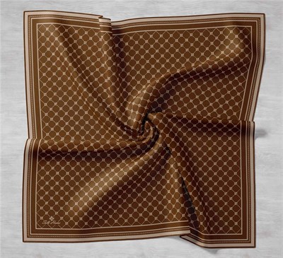 Silk Home Twill İpek Eşarp - 11393-03 Kahve