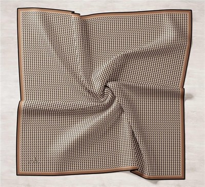 Silk Home Twill İpek Eşarp - 11409-30 Vizon Bej