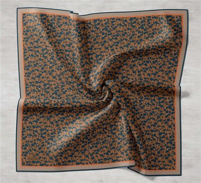 Silk Home Twill İpek Eşarp - 11412-42 Acı Kahve