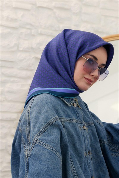 Silk Home Twill İpek Eşarp - 11414-21 Saks