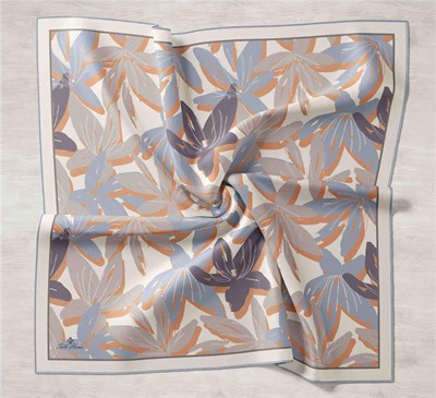 Silk Home Twill İpek Eşarp - 11439-27 Taş
