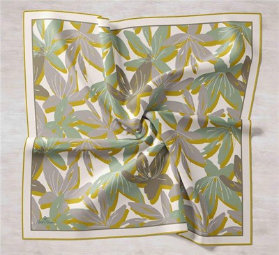 Silk Home Twill İpek Eşarp - 11439-28 Safran