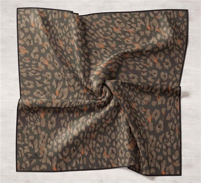 Silk Home Twill İpek Eşarp - 11451-14 Antrasit