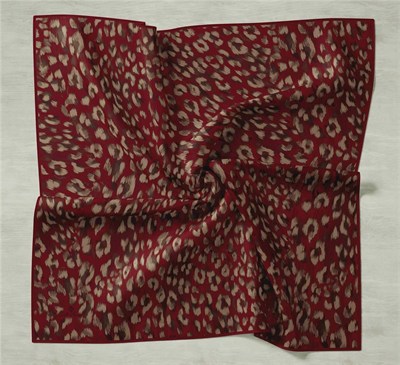 Silk Home Twill İpek Eşarp - 11451-28 Bordo Vizon