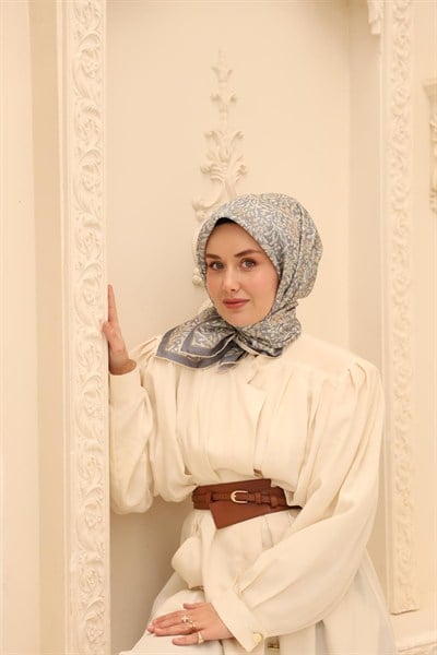 Silk Home Twill İpek Eşarp - 11464-19 Ekru