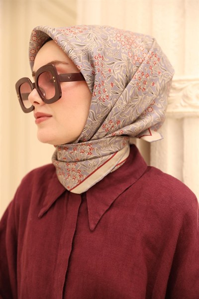 Silk Home Twill İpek Eşarp - 11464-44 Bej