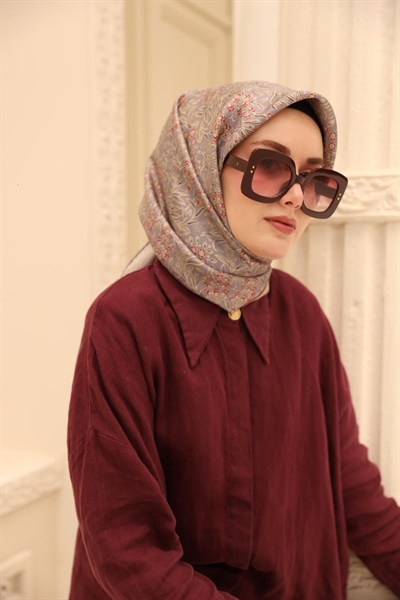 Silk Home Twill İpek Eşarp - 11464-44 Bej